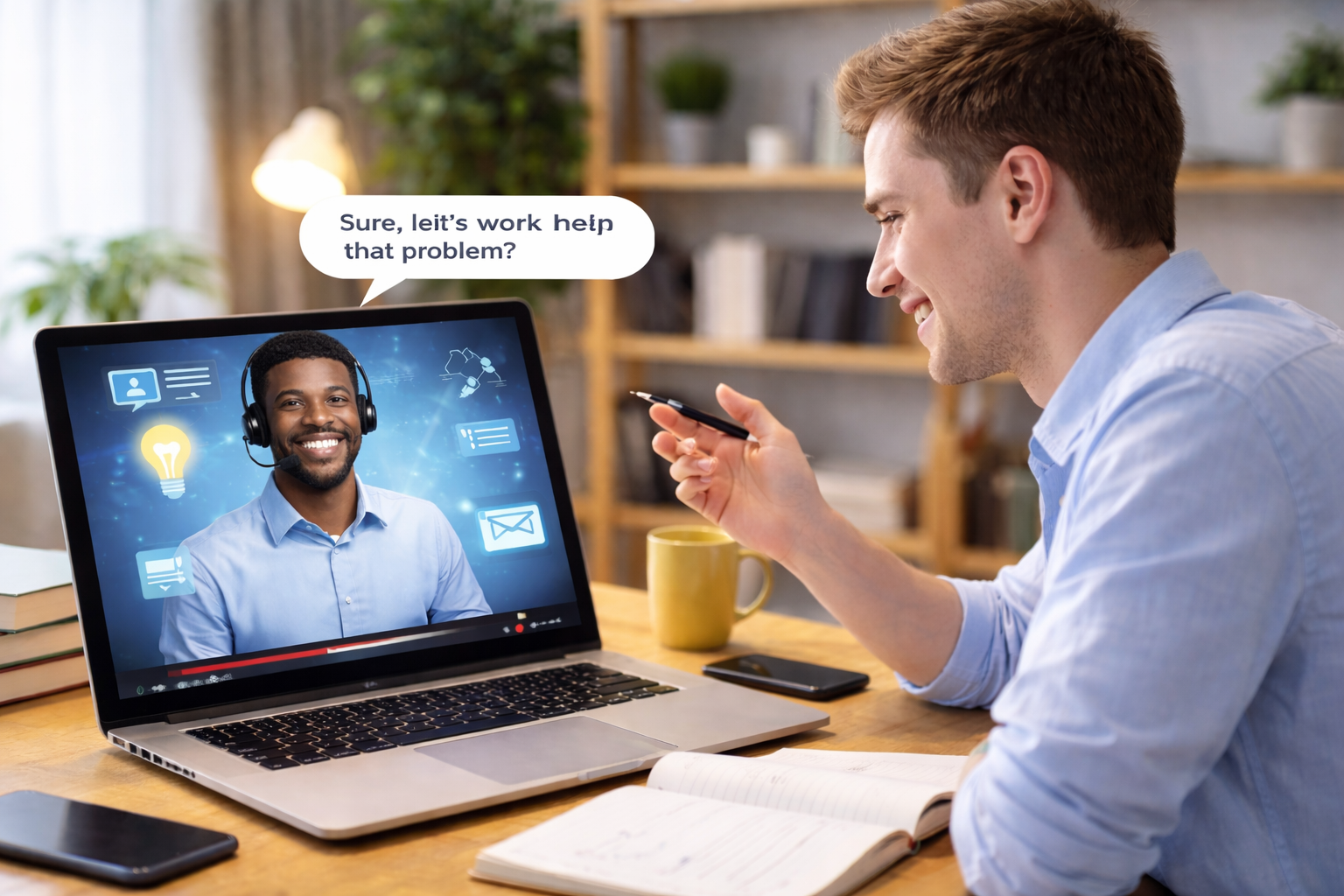Active learning through conversation